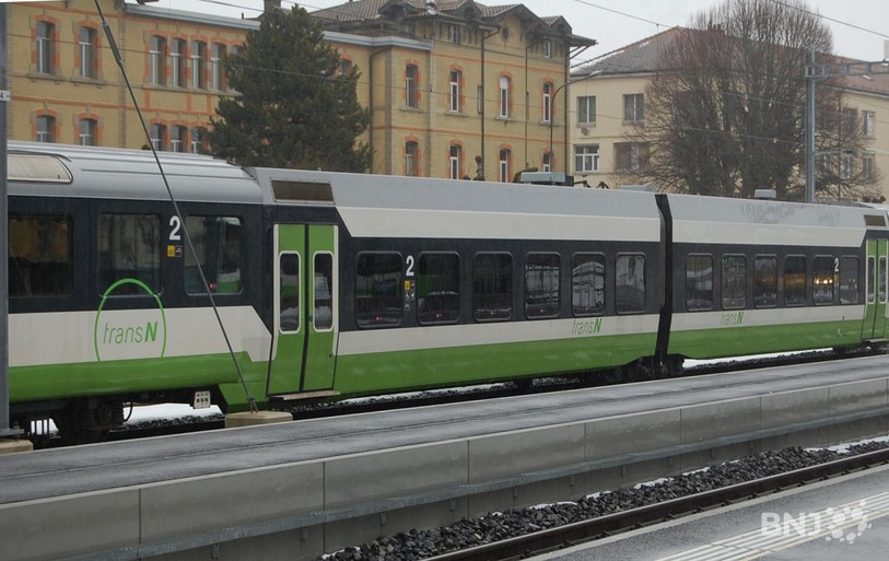 Train TransN à Fleurier